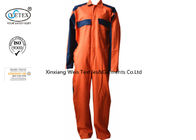 Two Tone Blue Red Fr Coveralls Ripstop Safety Industrial Welding EN11611
